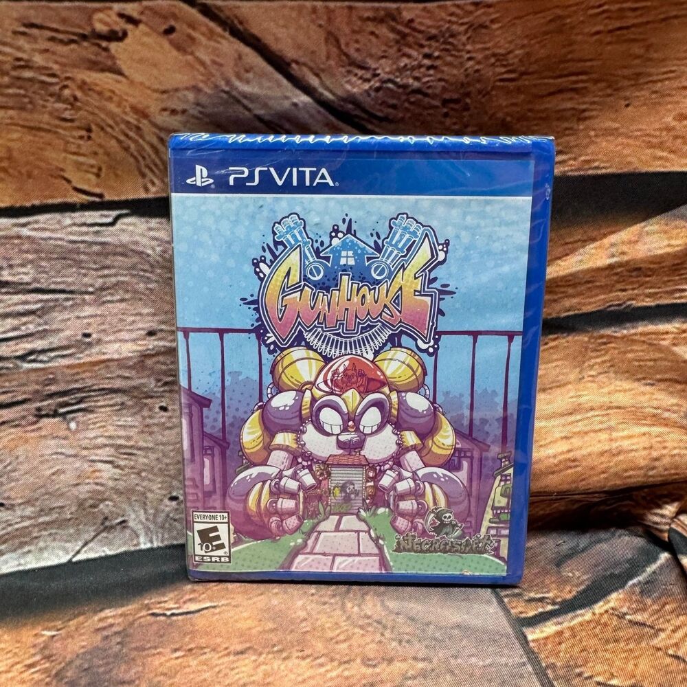 Gunhouse PSVITA Video Game Limited Run Games Puzzle Action